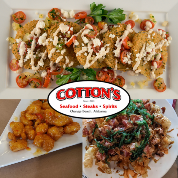 Savory Starters at Cotton’s: Fresh Gulf Seafood and Beyond
